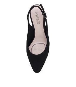 LINDEN2 BLACK METALLIC LEATHER