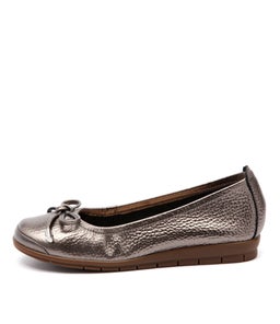 FLEX PEWTER METALLIC LEATHER