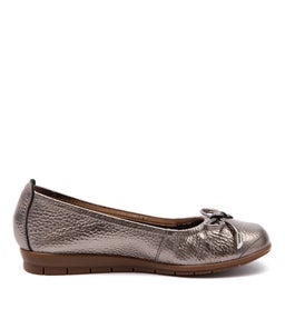 FLEX PEWTER METALLIC LEATHER
