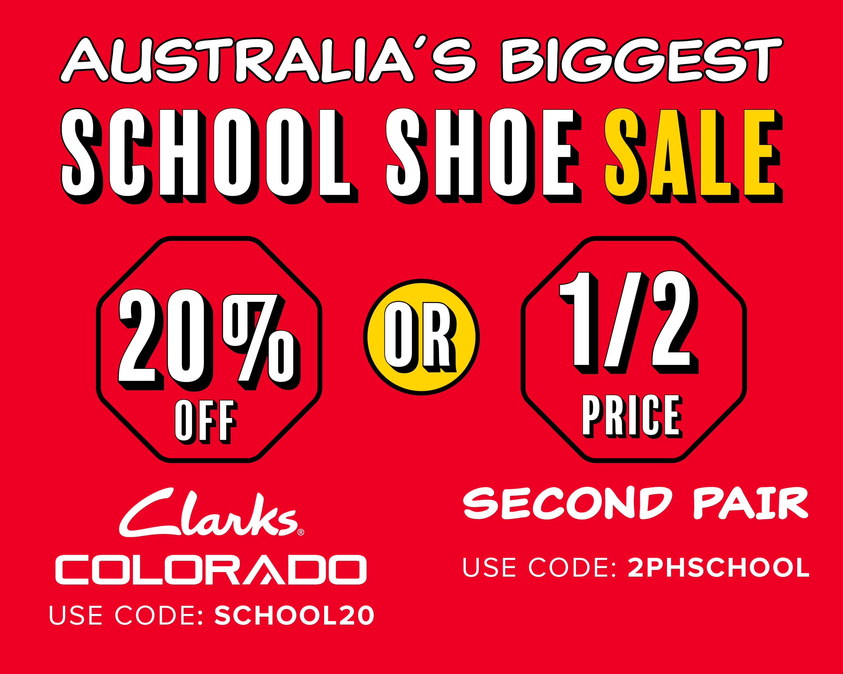 Australia's Biggest School Shoe Sale