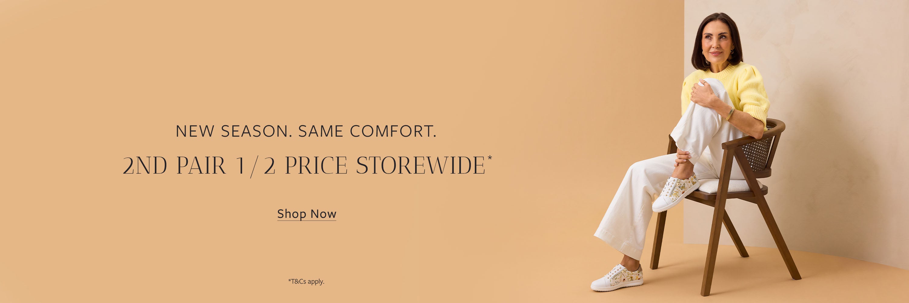 New Season, Same Comfort | 2nd Pair Half Price | Shop Now