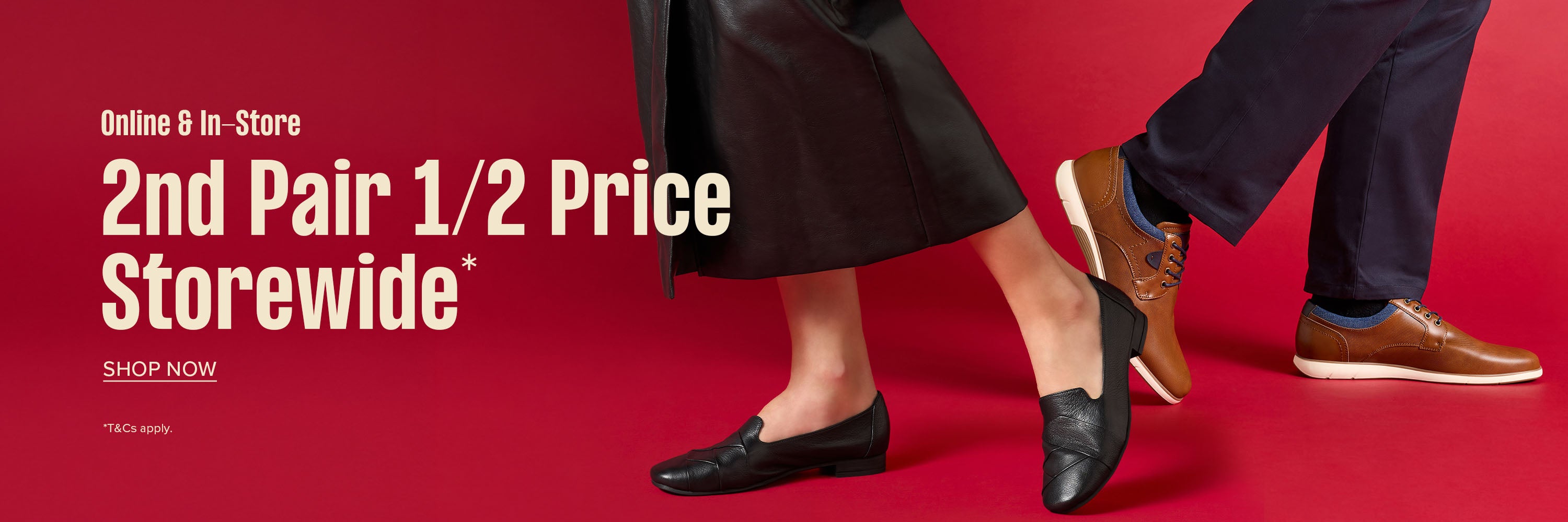Second Pair Half Price | Shop Now