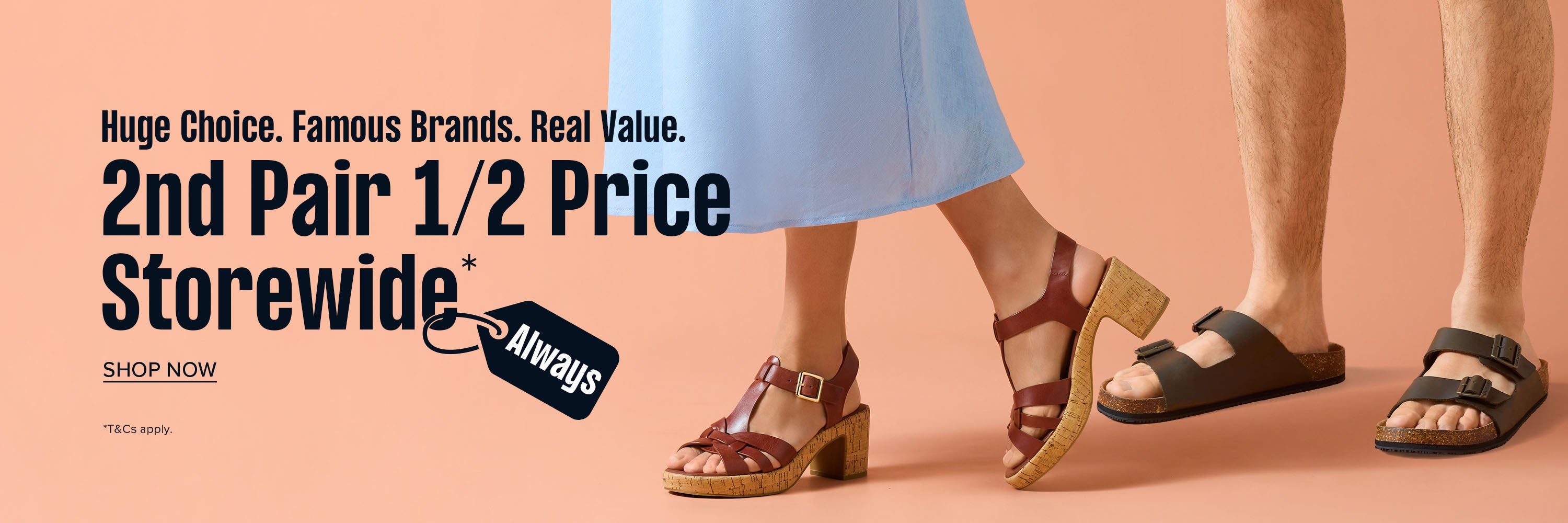 Second Pair Half Price | Shop Now